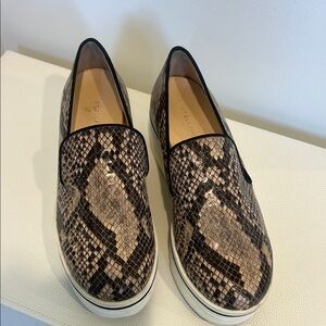 Stella McCartney Snake Print Slip-On Shoes